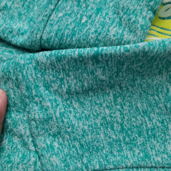 Turquiose & Neon Green Las Vegas Hoodie - Picture 5 of 5